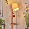 Venor Staande lamp Bruin, Natuurlijke kleuren, Zwart, 1-licht