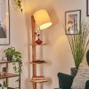 Venor Staande lamp Bruin, Natuurlijke kleuren, Zwart, 1-licht