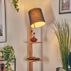 Venor Staande lamp Bruin, Natuurlijke kleuren, Zwart, 1-licht