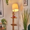 Venor Staande lamp Donkerbruin, Natuurlijke kleuren, Zwart, 1-licht