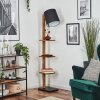 Venor Staande lamp Donkerbruin, Natuurlijke kleuren, Zwart, 1-licht