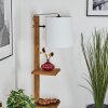 Venor Staande lamp Donkerbruin, Natuurlijke kleuren, Zwart, 1-licht