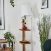 Venor Staande lamp Donkerbruin, Natuurlijke kleuren, Zwart, 1-licht