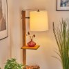 Venor Staande lamp Donkerbruin, Natuurlijke kleuren, Zwart, 1-licht