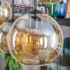 Koyoto Hanglamp, Kogellampje, Hanglamp Amber, 6-lichts