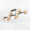 Ripoll Plafondlamp, Kogellampje Amber, 10-lichts
