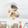 Gastor Plafondlamp, Kogellampje Goud, Zwart, 8-lichts