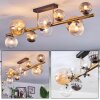 Chehalis Plafondlamp, Kogellampje Goud, Zwart, 10-lichts