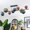 Chehalis Plafondlamp, Kogellampje Goud, Zwart, 10-lichts