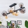 Chehalis Plafondlamp, Kogellampje Amber, Rookkleurig, 8-lichts
