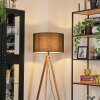 Flemming Staande lamp Natuurlijke kleuren, Zwart, 1-licht