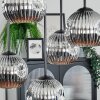 Ripoll Plafondlamp, Kogellampje Chroom, Rookkleurig, 5-lichts