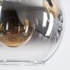 Koyoto Hanglamp, Kogellampje, Hanglamp Amber, Duidelijk, Rookkleurig, 6-lichts