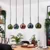 Koyoto Hanglamp, Kogellampje, Hanglamp Natuurlijke kleuren, Zwart, 5-lichts
