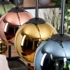 Koyoto Hanglamp, Kogellampje, Hanglamp Natuurlijke kleuren, Zwart, 5-lichts