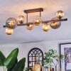 Chehalis Plafondlamp, Kogellampje Amber, Rookkleurig, 8-lichts