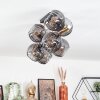Koyoto Plafondlamp, Kogellampje Goud, Zwart, 8-lichts