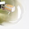 Chehalis Plafondlamp, Kogellampje Blauw, Groen, Duidelijk, Koperkleurig, 6-lichts