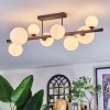 Chehalis Plafondlamp, Kogellampje Wit, 8-lichts