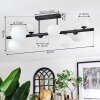 Chehalis Plafondlamp, Kogellampje Wit, 8-lichts
