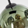 Koyoto Hanglamp, Kogellampje, Hanglamp Blauw, Goud, Groen, Duidelijk, 6-lichts