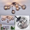 Chehalis Plafondlamp, Kogellampje 58 cm Rookkleurig, 6-lichts