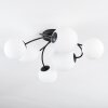 Chehalis Plafondlamp, Kogellampje Wit, 6-lichts