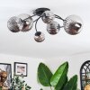 Chehalis Plafondlamp, Kogellampje Rookkleurig, 6-lichts