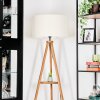Flemming Staande lamp Hout donker, Zwart, 1-licht Flemming Staande lamp Hout donker, Zwart, 1-licht