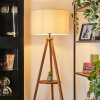 Flemming Staande lamp Hout donker, Zwart, 1-licht Flemming Staande lamp Hout donker, Zwart, 1-licht