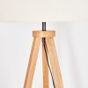 Flemming Staande lamp Hout donker, Zwart, 1-licht Flemming Staande lamp Hout donker, Zwart, 1-licht