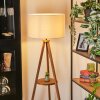 Flemming Staande lamp Hout donker, Zwart, 1-licht Flemming Staande lamp Hout donker, Zwart, 1-licht