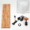 Flemming Staande lamp Natuurlijke kleuren, Zwart, 1-licht