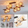 Koyoto Plafondlamp, Kogellampje Goud, Zwart, 8-lichts