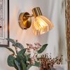Saire Wandlamp, Muurspot Chroom, Messing, 1-licht