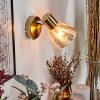 Saire Wandlamp, Muurspot Chroom, Messing, 1-licht