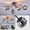 Chehalis Plafondlamp, Kogellampje 56 cm Duidelijk, Rookkleurig, 6-lichts Chehalis Plafondlamp, Kogellampje 56 cm Duidelijk, Rookkleurig, 6-lichts