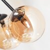 Chehalis Plafondlamp, Kogellampje 20 cm Amber, 6-lichts