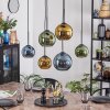 Koyoto Hanglamp, Kogellampje, Hanglamp Blauw, Goud, Groen, 6-lichts Koyoto Hanglamp, Kogellampje, Hanglamp Blauw, Goud, Groen, 6-lichts