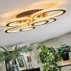 Ronak Plafondlamp LED Zwart, 1-licht, Afstandsbediening