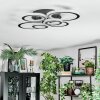 Ronak Plafondlamp LED Zwart, 1-licht, Afstandsbediening