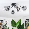 Chehalis Plafondlamp, Kogellampje 58 cm Duidelijk, Rookkleurig, 6-lichts