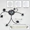 Chehalis Plafondlamp, Kogellampje 60 cm Wit, 6-lichts