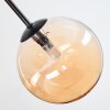 Chehalis Plafondlamp, Kogellampje Amber, Rookkleurig, 5-lichts