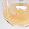 Chehalis Plafondlamp, Kogellampje 34 cm Amber, 3-lichts