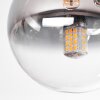 Chehalis Plafondlamp, Kogellampje Amber, Duidelijk, Rookkleurig, 5-lichts