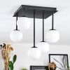 Chehalis Plafondlamp, Kogellampje Wit, 5-lichts