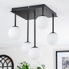 Chehalis Plafondlamp, Kogellampje Wit, 5-lichts