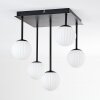 Chehalis Plafondlamp, Kogellampje Wit, 5-lichts