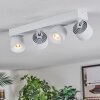 Narel Plafondlamp, Plafondspot LED Wit, 4-lichts